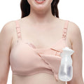 Women's Momcozy 4-in-1 Hands-free Pumping Cooling Fabric & Jelly-strip Support Bra