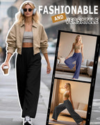 Huukeay 3 Pack Women's Lounge Pants Cozy Sweatpants Medium - Style 2