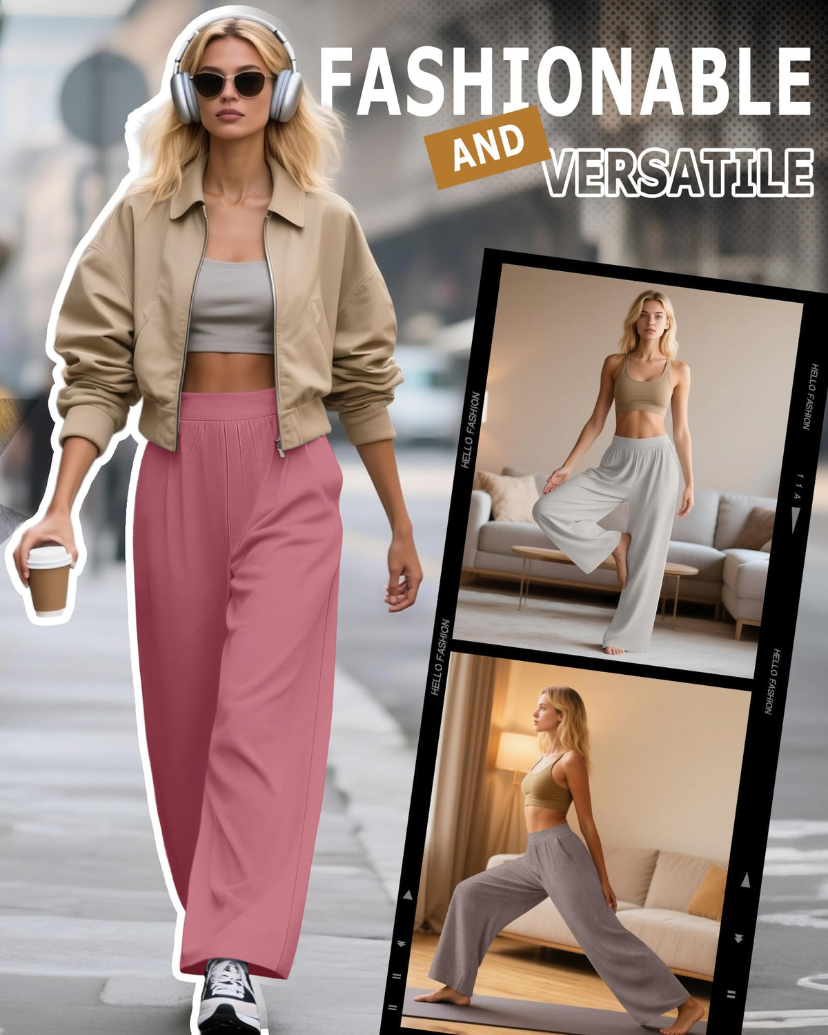 Huukeay 3 Pack Women's Lounge Pants Cozy Sweatpants X-large Grayish