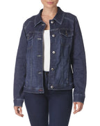 Wrangler Authentics Women's Stretch Denim Jacket, Drenched, X-small