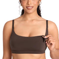 Women's Momanda Cotton for Breastfeeding Clay Brown X-large Nursing Bra