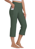 Willit Women's Yoga Capris Pants High-Waist Leggings Crop - Style 40