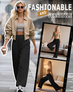 Huukeay 3 Pack Women's Lounge Pants Cozy Sweatpants Small Black - Black