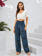 Qianxizhan Women's Harem Pants High-Waist Yoga Boho - Style 64