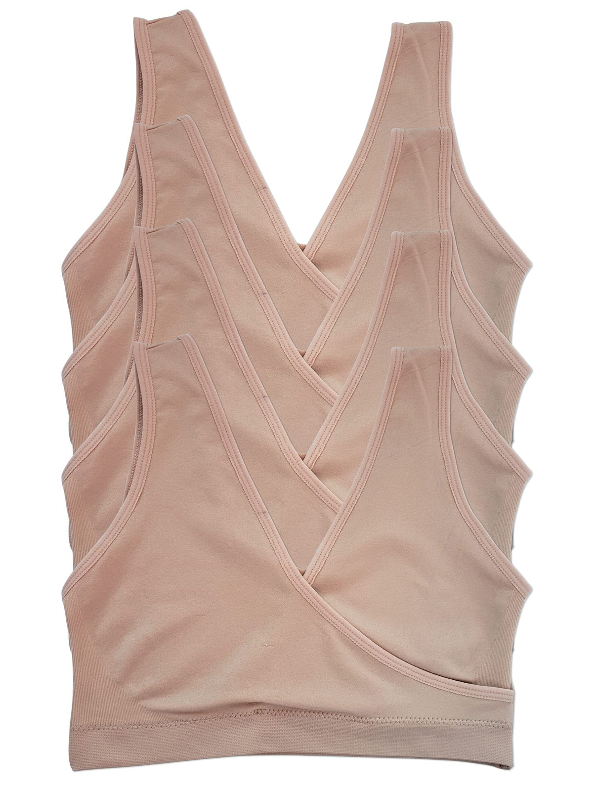 Caramel Cantina 4 Pack Nursing Maternity Women's’s Sleep Comfort (medium, 4pk Praline) Bralette