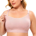 Women's Gratlin Cotton for Breastfeeding Rose Smoked Xx-large Nursing Bra