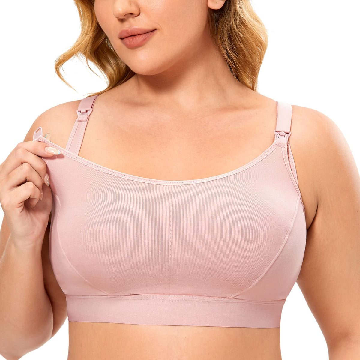 Women's Gratlin Cotton for Breastfeeding Rose Smoked Xx-large Nursing Bra