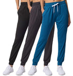 3 Pack Women's Joggers Sweatpants Lounge Pants Yoga Workout - Style 9