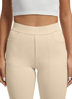Vimpep Straight-Leg Yoga Dress Pants For Women Pull On - Style 102