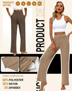 Huukeay 3 Pack Women's Lounge Pants Cozy Sweatpants Xx-large Dark