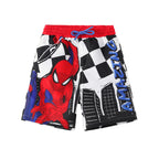 Disney Marvel Swimwear Spiderman Little Boy Swim Short Beach Toddler Boy UPF50+Rashguard Swim Trunk Compression Liner Pocket Summer Swimming Trunk Black Board Short Surf Bathing Suit Swimsuit 4-5 Year
