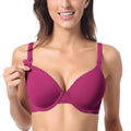 Gratlin Women's's Underwired Magenta Purple 32c Nursing Bra