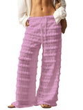 RoseSeek Women's Crochet Lace Pants Mesh Beach Cover Up Vacation Outfits