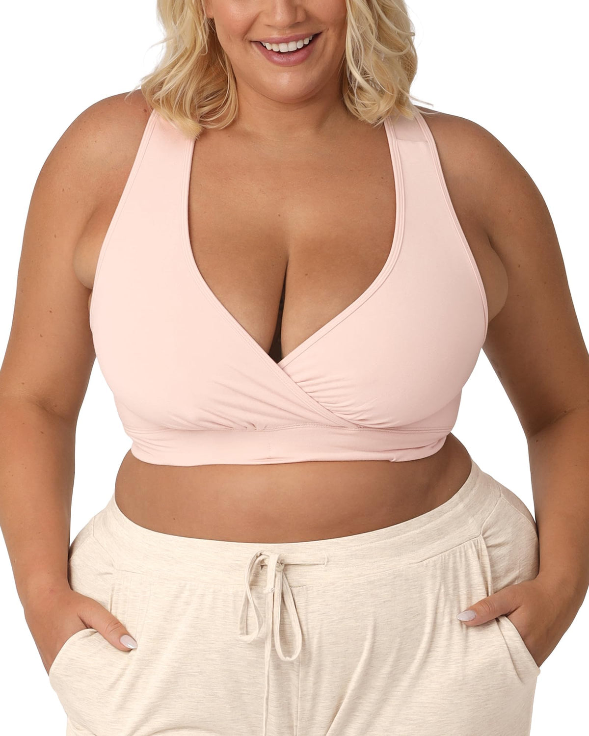 Women's Kindred Bravely French Terry Racerback & Sleep Nursing Bra