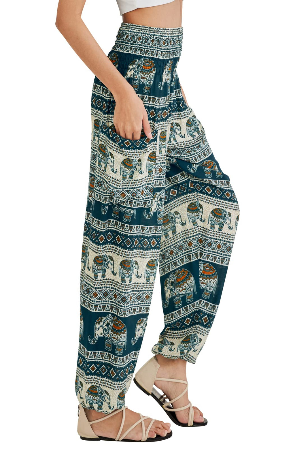 Joob Boho Pants For Women Hippie Harem Women's Yoga – Comfy - Teal