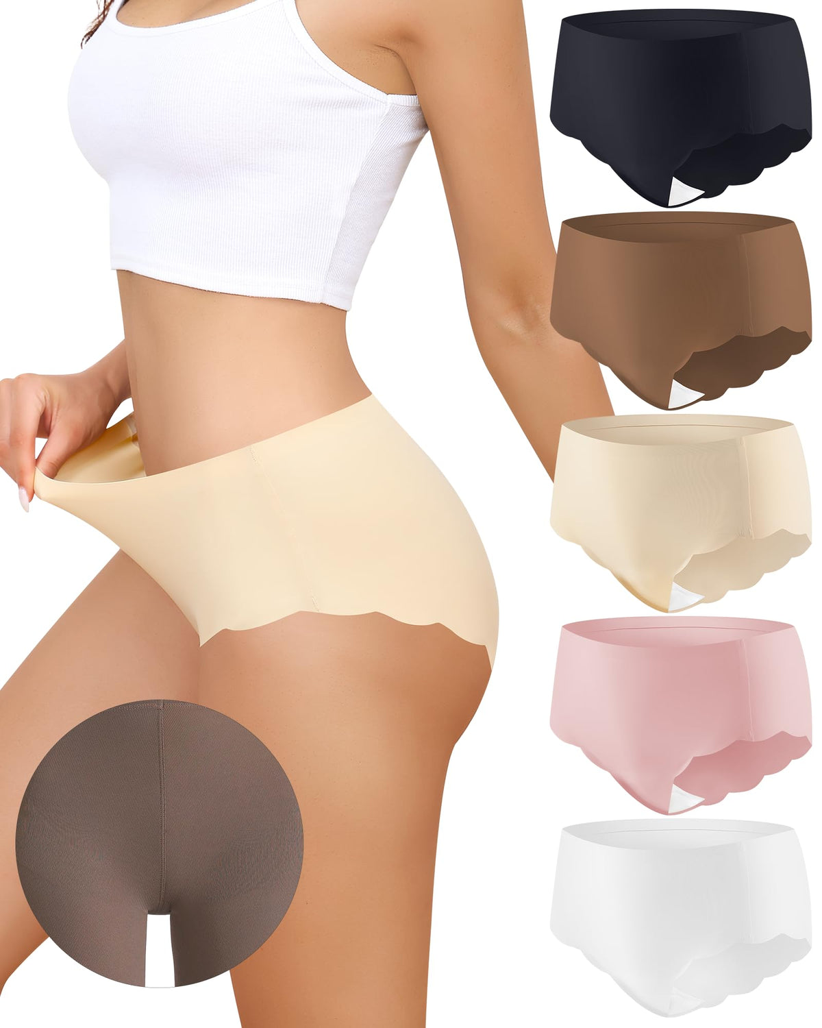 LEVAO Camel Proof Seamless Underwear for Women S-XXL