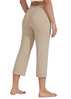 Willit Women's Yoga Capris Pants High-Waist Leggings Crop - Style 13