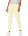 Essentials Women's French Terry Fleece Jogger Sweatpant Light Yellow