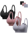 Women's Hbselect for Breastfeeding Comfort Jelly Seamless Nursing Bra