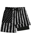 Sarfel Boys Patriotic Swim Trunks Boys American Flag Swim Trunks Boys Bathing Suit Size 8 Boys Swim Trunks Size 8 Boys Swimsuit