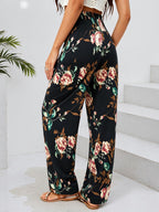 Qianxizhan Women's Harem Pants High-Waist Yoga Boho - Style 76