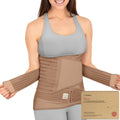 Women's 3 in 1 Postpartum Belly Support Recovery Wrap Band (warm Tan, Xl) Intimates