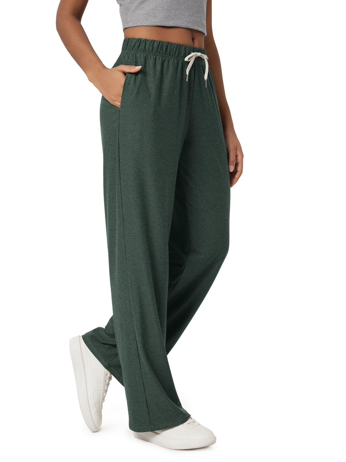 Ododos Women's Straight-Leg Pants Ultra Soft Odstratum Tech Relaxed