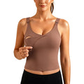 Women's Ecavus for Breastfeeding,longline Sports Tank Tops Nursing Bra