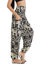 Joob Boho Pants For Women Hippie Harem Women's Yoga – Comfy - Black