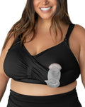 Women's Kindred Bravely Sublime Hands Free Pumping & Wireless Black Nursing Bra