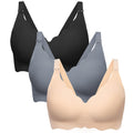 Women's Angelhood for Breastfeeding 3 Pack Seamless Nursing Bra