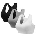 Women's Hbselect for Breastfeeding, Sleep Wireless Pregnancy Bralette 3/5 Pack Nursing Bra