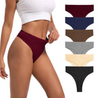 Xlndsoea Thongs For Women High Waist, 6 Pack Size X-Large