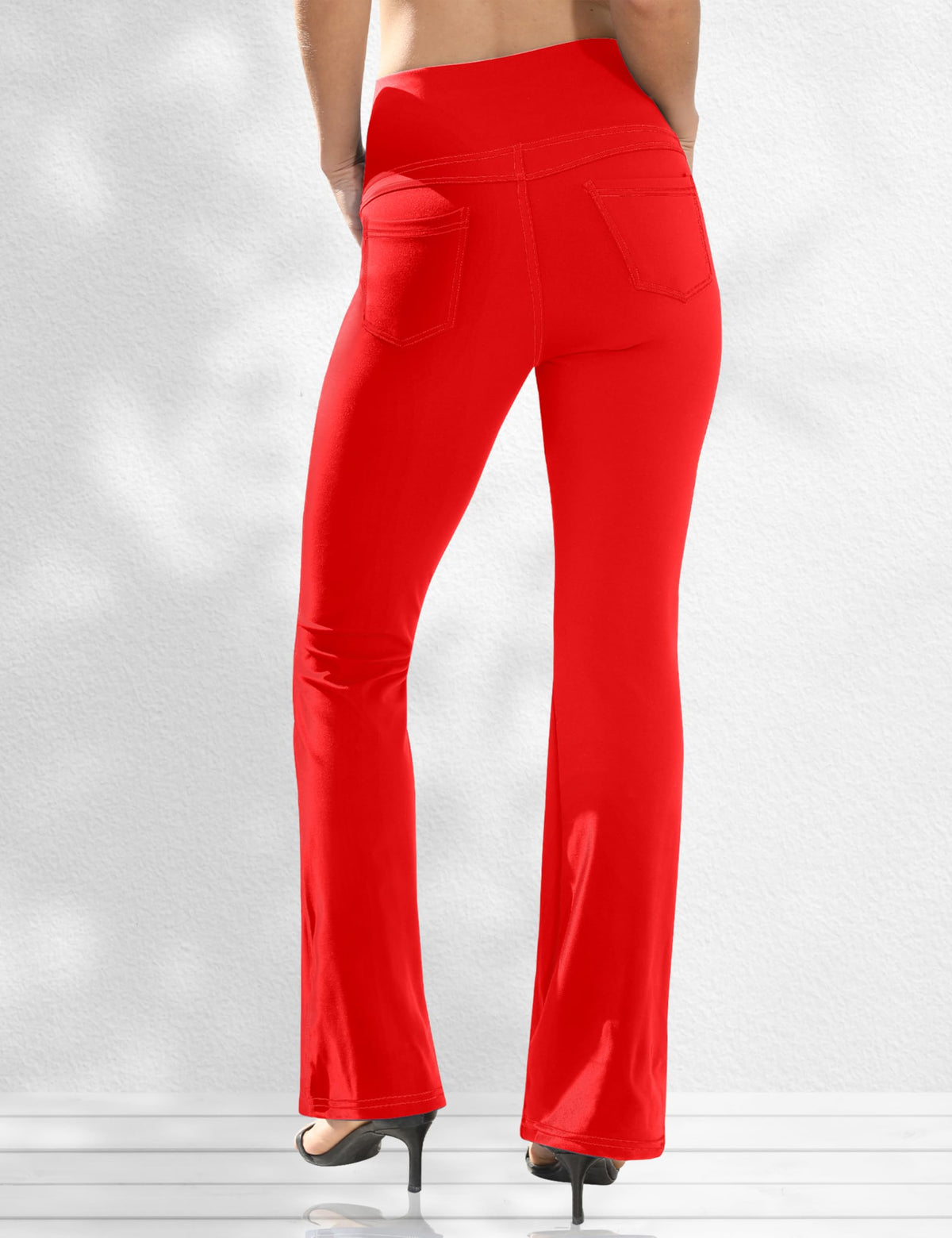 Vooveeya Women's Bootcut Leggings Bootleg Yoga Pants - Style 253