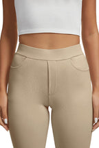 Vimpep Straight-Leg Yoga Dress Pants For Women Pull On - Size Small