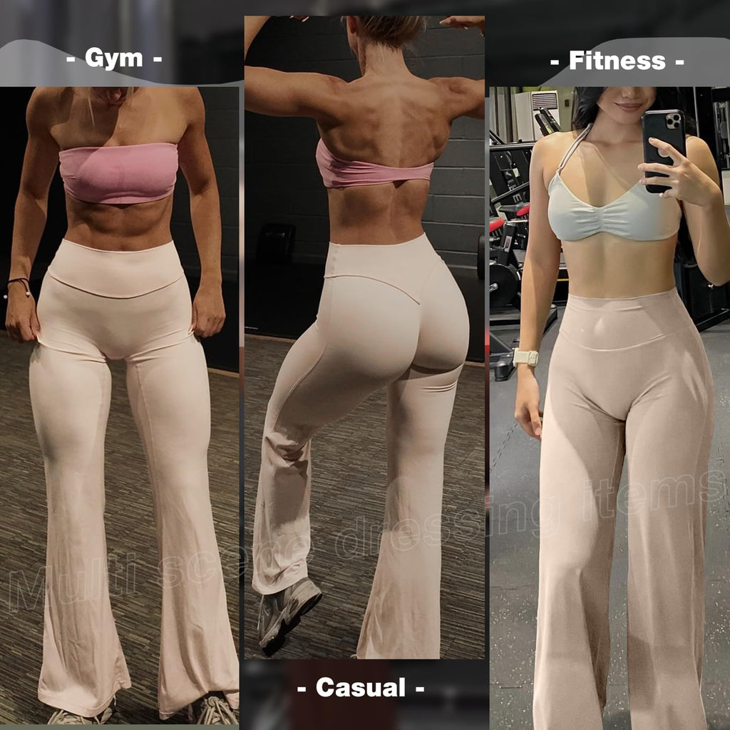 Jgs1996 Wide-Leg Yoga Pants Bottoms Straight-Leggings For - Style 122