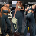 Jgs1996 Wide-Leg Yoga Pants Bottoms Straight-Leggings For - Style 4