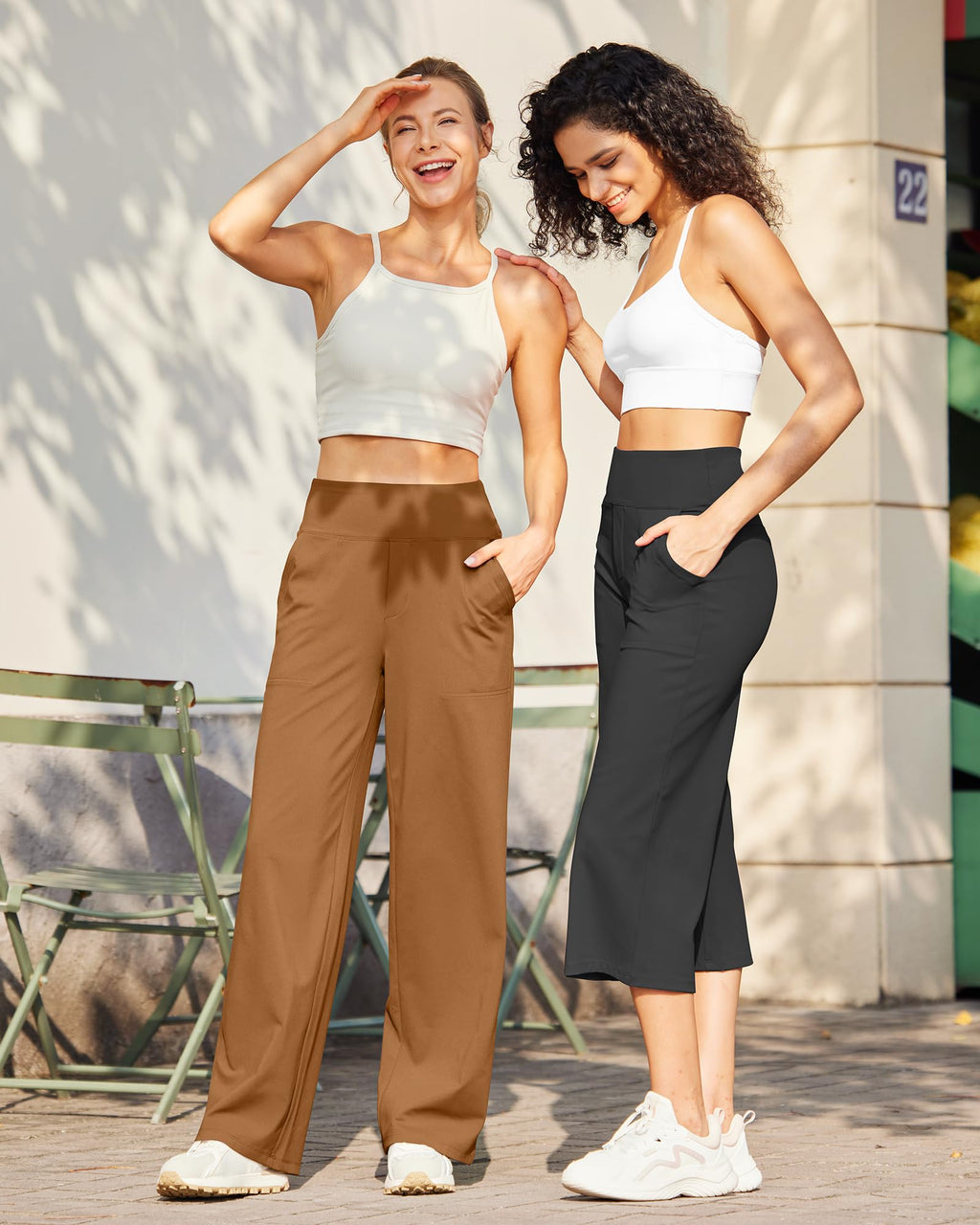 G4free Wide-Leg Sweatpants For Women With Pockets Coca Mocha Xs