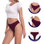 Xlndsoea Thongs For Women High Waist, 6 Pack Size X-Large