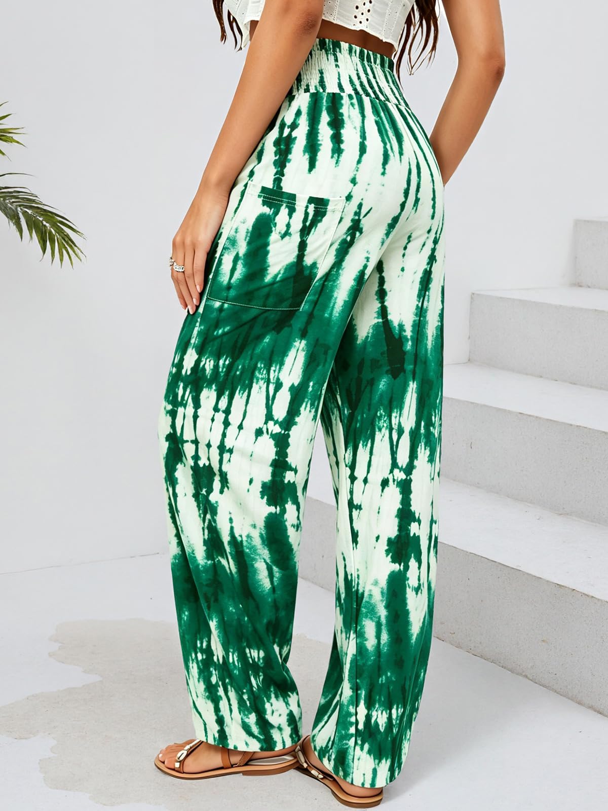 Qianxizhan Women's Harem Pants High-Waist Yoga Boho - Style 101