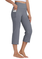 Willit Women's Yoga Capris Pants High-Waist Leggings Crop - Style 51