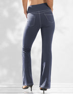 Vooveeya Women's Bootcut Leggings Bootleg Yoga Pants - Style 157