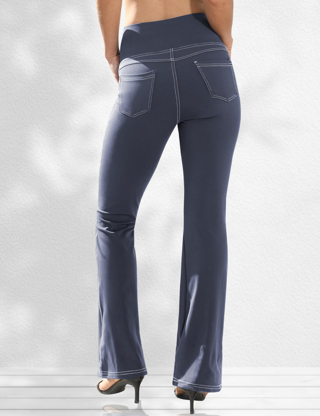 Vooveeya Women's Bootcut Leggings Bootleg Yoga Pants - Style 134