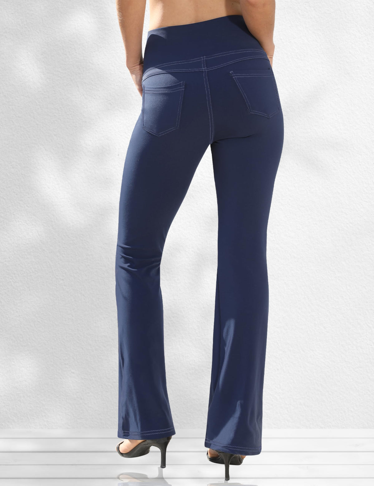 Vooveeya Women's Bootcut Leggings Bootleg Yoga Pants Flare - Style 16