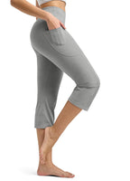 Willit Women's Yoga Capris Pants High-Waist Leggings Crop - Style 56