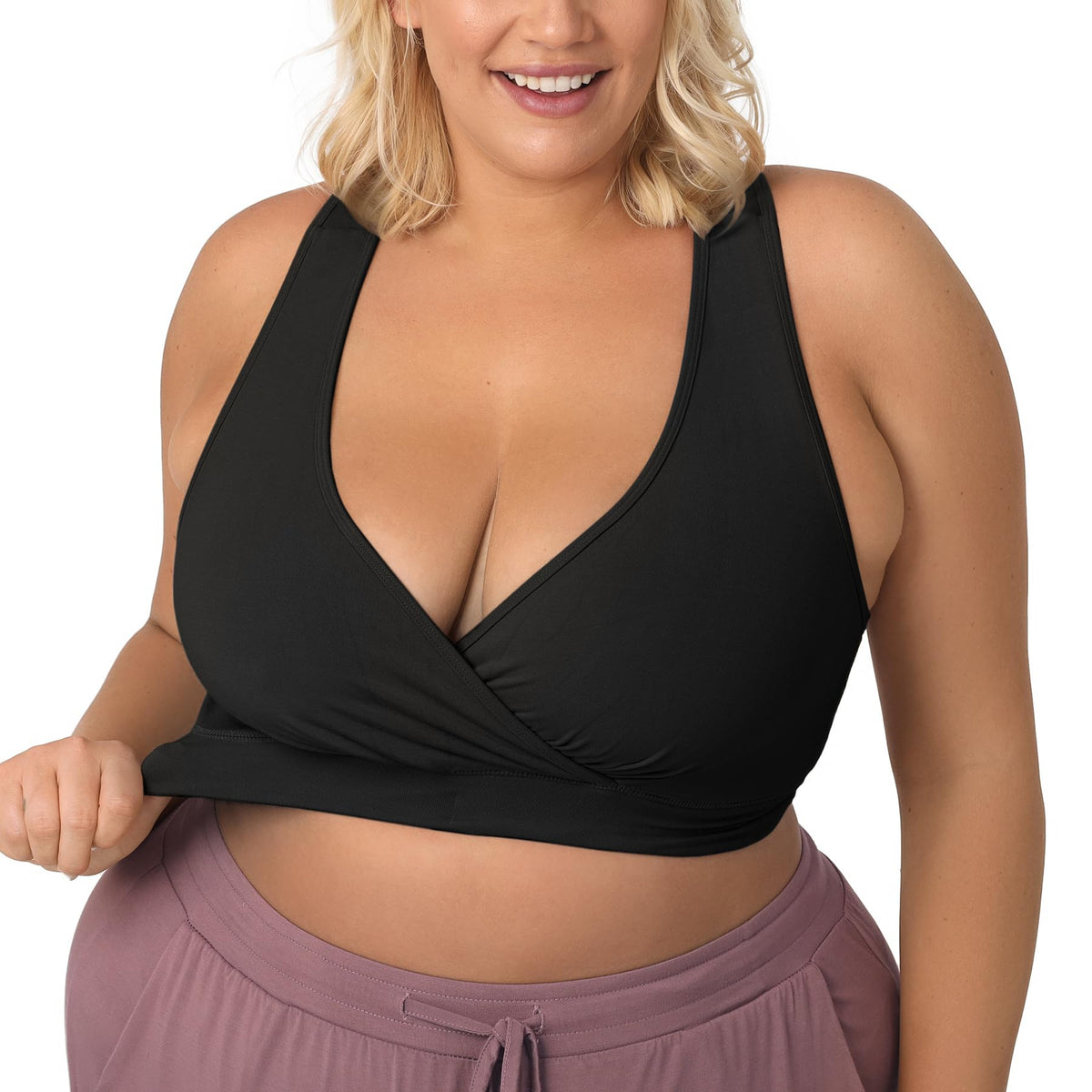 Women's Kindred Bravely French Terry Racerback & Sleep Nursing Bra