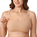 Women's Gratlin Cotton for Breastfeeding Natural 3x-large Nursing Bra