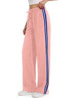 Tapata Tall Women's 34" Baggy Wide-Leg Track Pants Casual Drawstring