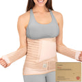 Women's 3 in 1 Postpartum Belly Support Recovery Wrap Band (classic Ivory, M/l) Intimates