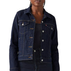 Levi's Women's Original Trucker Jacket, Evening Rinse, Large Denim